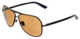Thumbnail for your product : Calvin Klein Collection Metallic Aviator Sunglasses