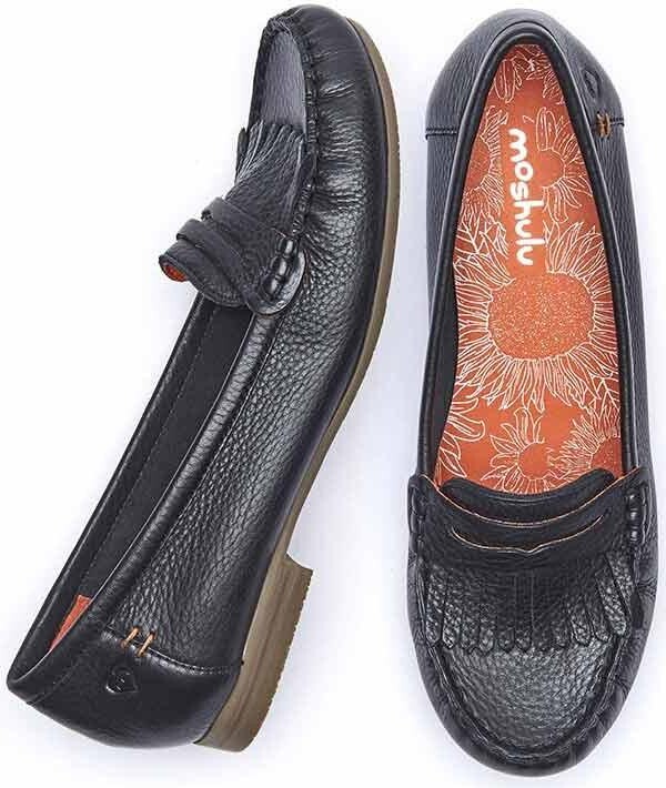 Moshulu 'Italian Dressing' Ladies Leather Loafers ShopStyle