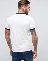 Thumbnail for your product : Fred Perry Slim Fit Sports Authentic Ringer T-Shirt In White