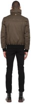 Thumbnail for your product : Mackage Dixon-F4 Khaki Winter Down Bomber Jacket With Fur Hood