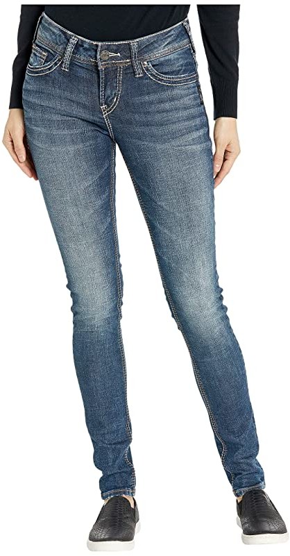 silver jeans elyse mid skinny