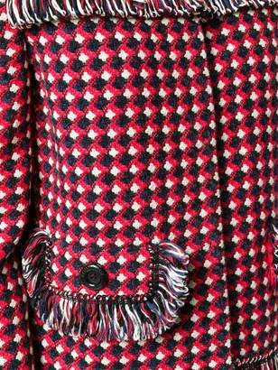 Moschino Boutique regular fit tweed jacket
