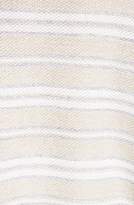 Thumbnail for your product : Lafayette 148 New York Linen & Silk Blend Stripe Sweater