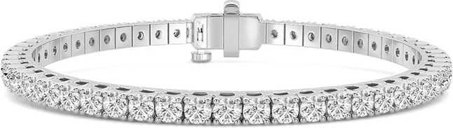 Lab Grown Diamonds Silver 1.00 Ct. Tw. Lab-Grown Diamond Tennis Bracelet