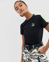 Thumbnail for your product : Puma Classics Tight Black And Neon Green T-Shirt