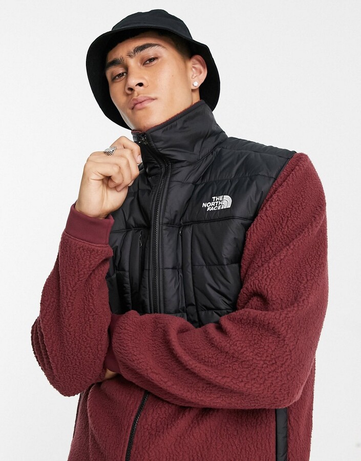 The North Face Denali Insulated fleece jacket in burgundy - ShopStyle