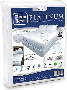 CleanRest Platinum Zip Bed Bug Blocker Dust Mite Barrier Breathable Mattress Encasement