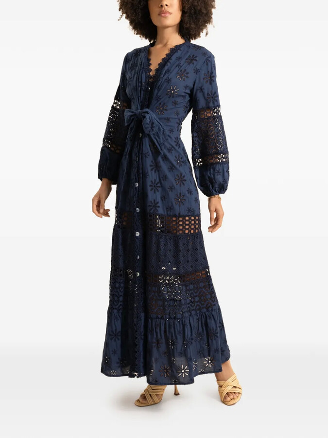 Temptation Positano Noce floral-print maxi dress