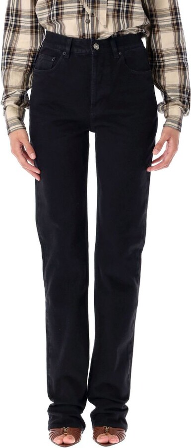 Saint Laurent 90'S High Waist Slim Fit Jeans