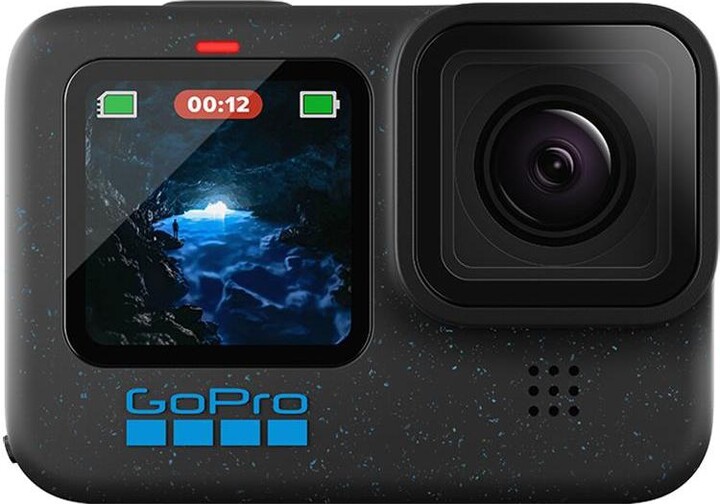 GoPro GoPro HERO12 Black - Waterproof Action Camera with 5.3K60 Ultra Hd Video, 27MP Photos, Hdr, Live Streaming, Webcam, Stabilization + Bundle, 64GB