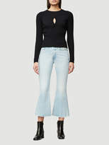 Thumbnail for your product : Frame Twisted Cropped Sweater