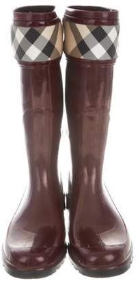 Burberry Rubber Rain Boots