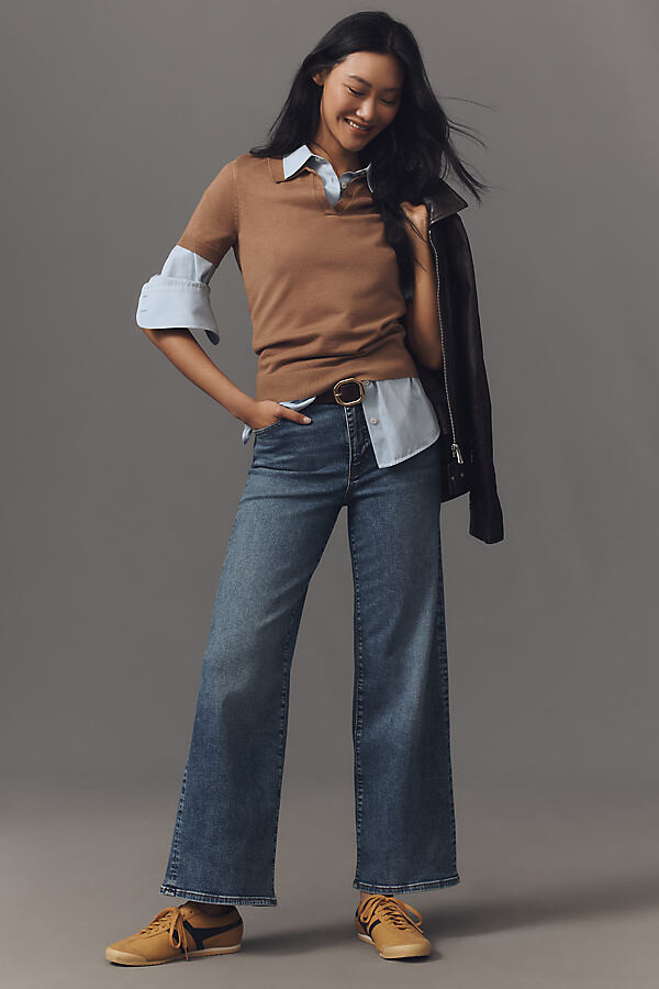 Frame Le Slim Palazzo High-Rise Wide-Leg Jeans