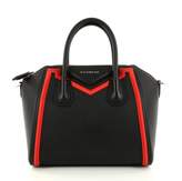 Givenchy Antigona Bag Leather With Embroidered Fabric Trim Small