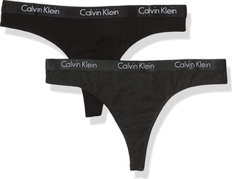 Calvin Klein Modern Cotton Holiday check print unlined bralette and thong  gift set in red and black