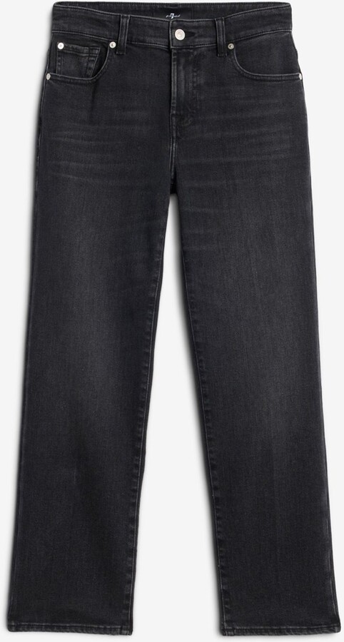 7 For All Mankind Luxe Vintage Calie Straight Ankle in Bottomline