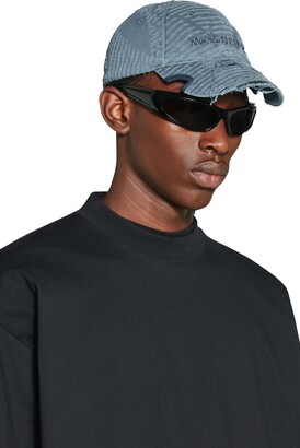 Balenciaga Laser Destroyed Cap - ShopStyle Hats