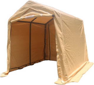 Home Decor 7X12ft Outdoor Portable Gazebo Storage Shelter Shed With 2 Roll Up Zipper Doors & Vents Carport