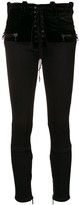 Thumbnail for your product : Unravel Project Front Fastened Skinny Jeans