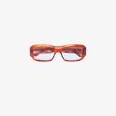 Thumbnail for your product : Gucci brown Havana rectangle sunglasses