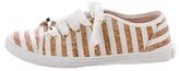 Thumbnail for your product : Kate Spade Striped Lace-Up Sneakers