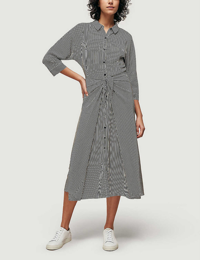 whistles confetti heart midi dress
