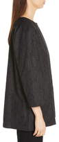 Thumbnail for your product : Eileen Fisher Metallic Jacquard Collarless Jacket