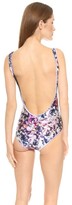 Thumbnail for your product : We Are Handsome The Chameleon Scoop One Piece Swimsuit