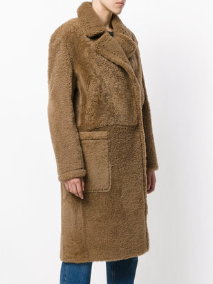 Yves Salomon oversized shearling coat