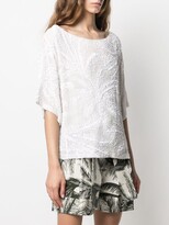 Thumbnail for your product : P.A.R.O.S.H. Embellished Short-Sleeve Top