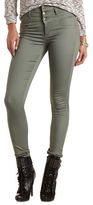 Thumbnail for your product : Charlotte Russe Refuge ""Hi-Waist Super Skinny"" Colored Jeans