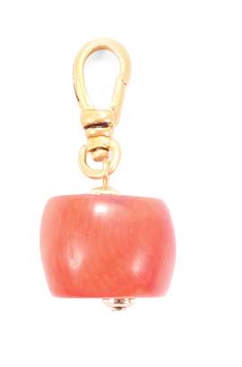 Lulu Frost Vintage Chunky Coral Bead Charm