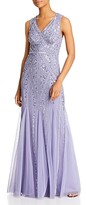 Thumbnail for your product : Adrianna Papell Beaded Godet Hem Gown - 100% Exclusive