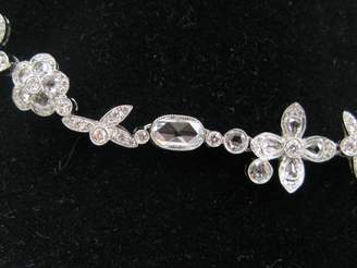 Tiffany & Co. Platinum 12.38Ct Diamond Enchant Flower Necklace
