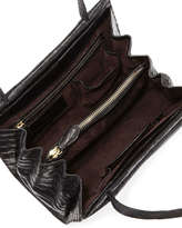 Thumbnail for your product : Nancy Gonzalez Small Compartmentalized Crocodile Tote Bag, Black