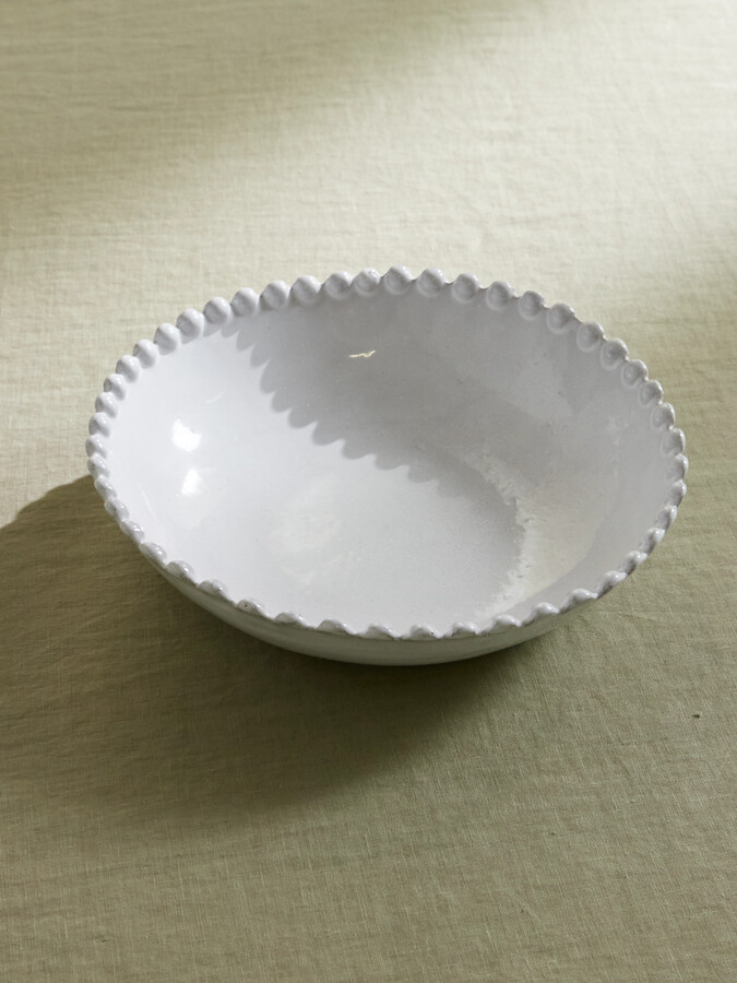 Astier De Villatte - Adélaïde Ceramic Soup Plate - White