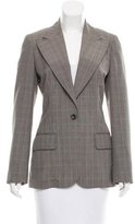 Thumbnail for your product : Stella McCartney Plaid Wool Blazer