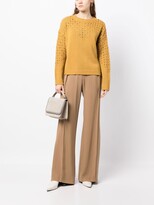 Thumbnail for your product : Paule Ka Crew-Neck Knit Jumper
