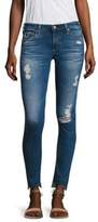 Thumbnail for your product : AG Jeans Distressed Step Hem Legging Ankle Jeans