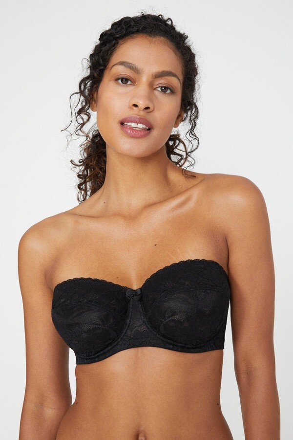 Gorgeous Dd+ Charlotte Lace Non Padded Strapless Bra - ShopStyle