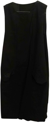 Les Prairies de Paris Black Wool Dress for Women