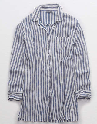 Aerie Striped Button Down Shirt