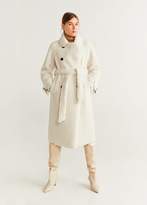 mango white coat