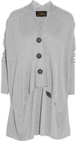 Thumbnail for your product : Vivienne Westwood Voyage draped ribbed-knit cardigan