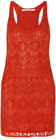 Thumbnail for your product : Diane von Furstenberg Chios macramé cotton-blend dress