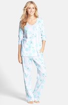 Thumbnail for your product : Carole Hochman Designs 'Blooming Roses' Cotton Jersey Pajamas