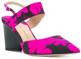 Thumbnail for your product : Paul Andrew floral-print slingback pumps