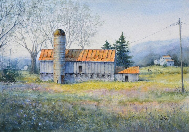 Judy Mudd, Every Year Spring Comes, Original Painting, 2025