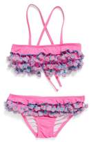 Thumbnail for your product : Pilyq Tassel Ruffle Two-Piece Swimsuit