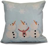 Thumbnail for your product : 16 in. x 16 in. 3 Wise Snowmen Holiday Pillow in Light Blue